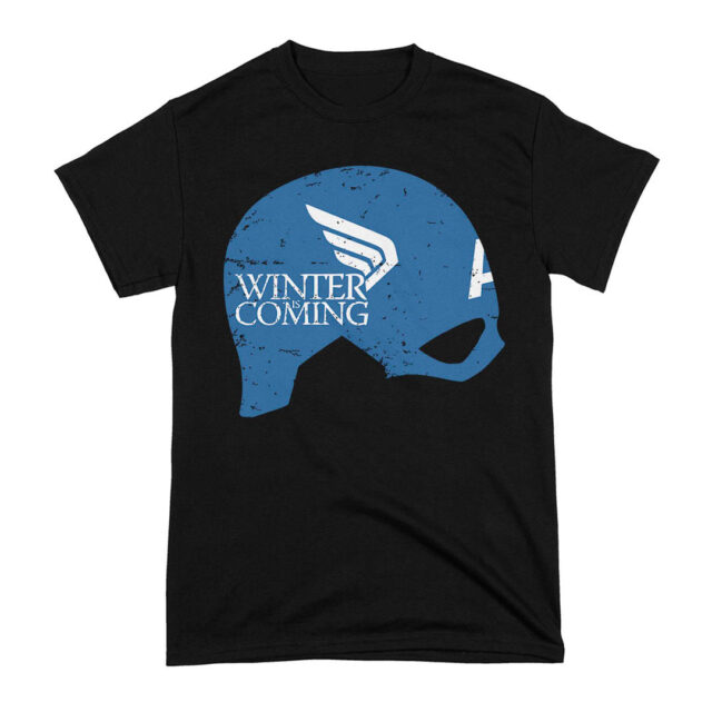 Arte Camiseta Capitão América Winter Is Coming