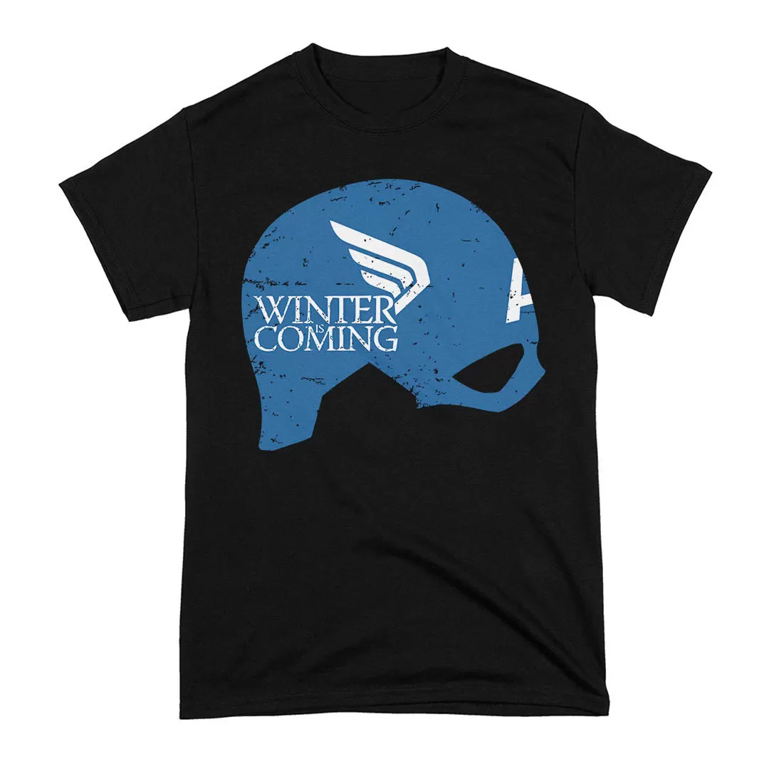 Arte Camiseta Capitão América Winter Is Coming