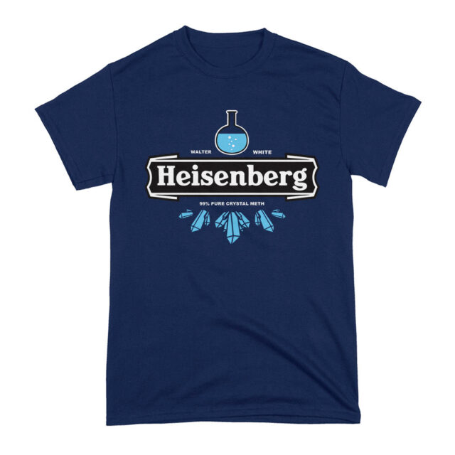 Arte Camiseta Heisenberg Crystal Puro