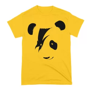 Arte Camiseta Panda Rock