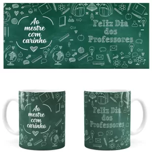 Arte Caneca Digital Dia Do Professores – Ao Mestre Com Carinho
