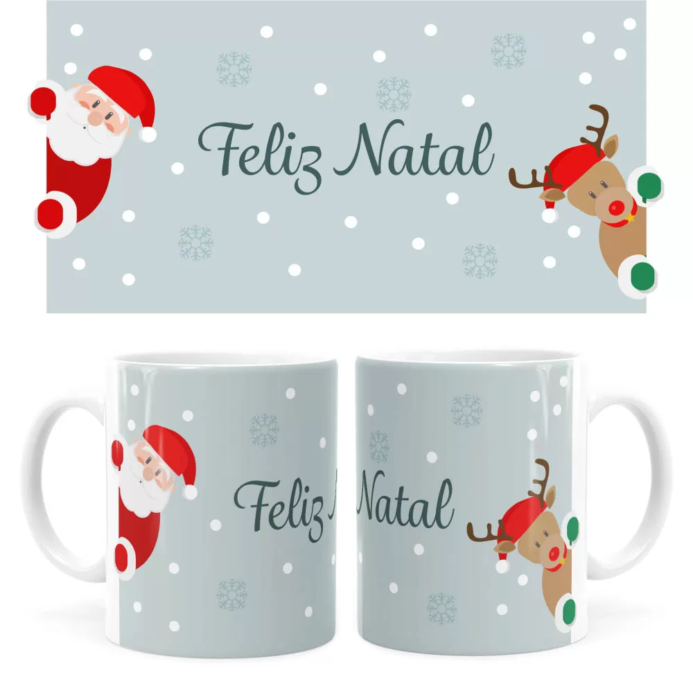 Arte Caneca De Natal 16 Digital Png