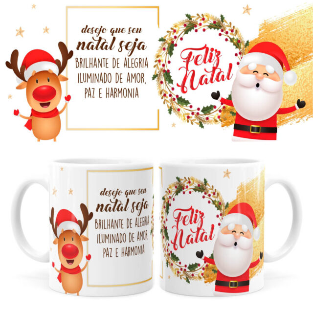 Arte Caneca De Natal 26 Digital Png