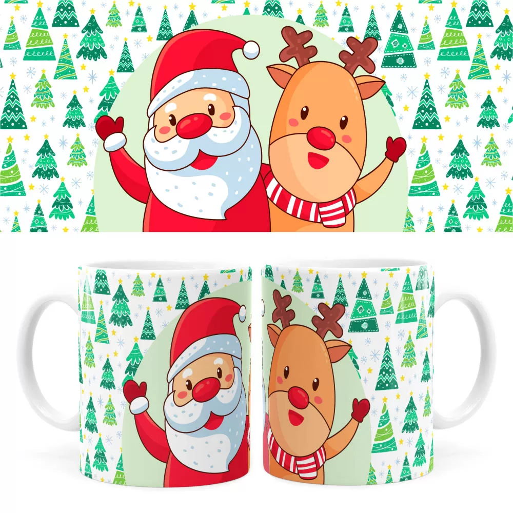 Arte Caneca De Natal 30 Digital Png