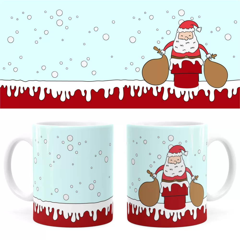 Arte Caneca Natal 40 Digital Png