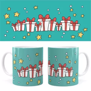 Arte Caneca Natal 41 Digital Png