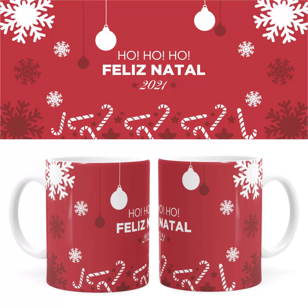 Arte Caneca Natal 45 Digital Png