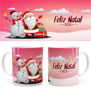 Arte Caneca Natal 47 Digital Png