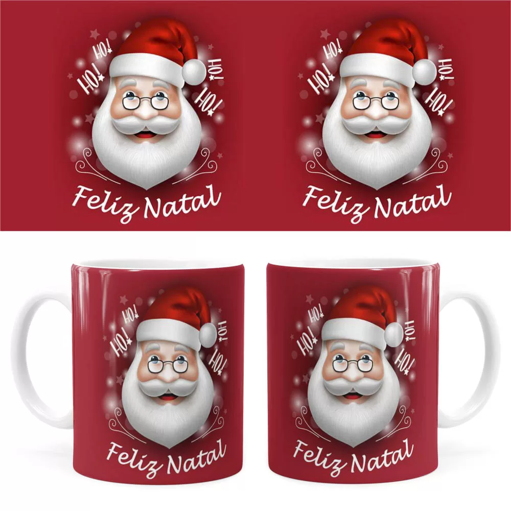 Arte Caneca Natal 48 Digital Png