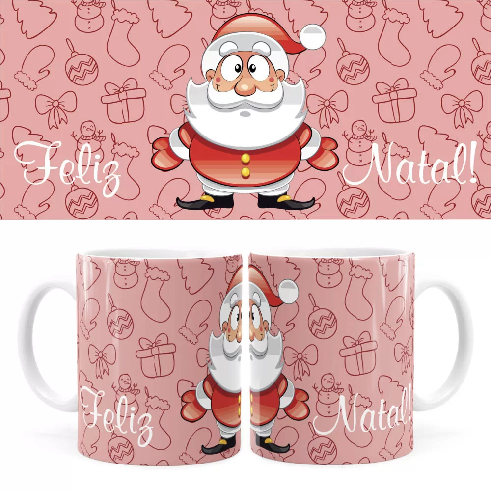 Arte Caneca Natal 51 Digital Png