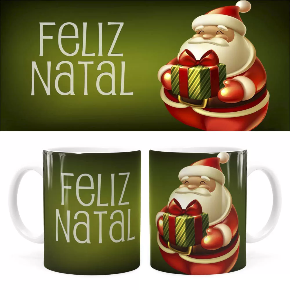 Arte Caneca Natal 53 Digital Png