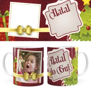 Arte Caneca Natal 55 Digital Png