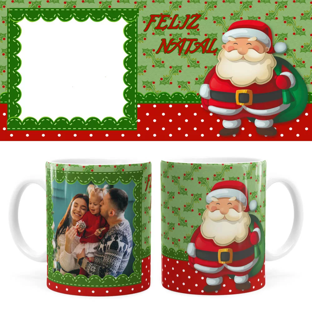 Arte Caneca Natal 75 Digital Png