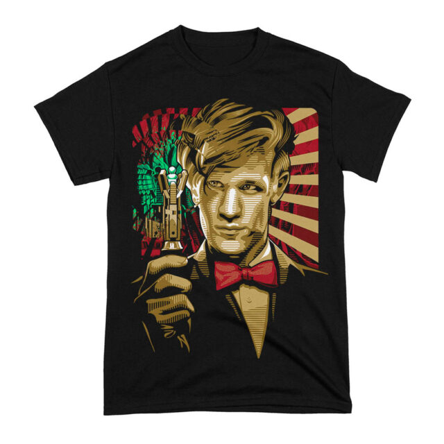 Arte Camiseta Doctor Who Décimo Primeiro Doutor