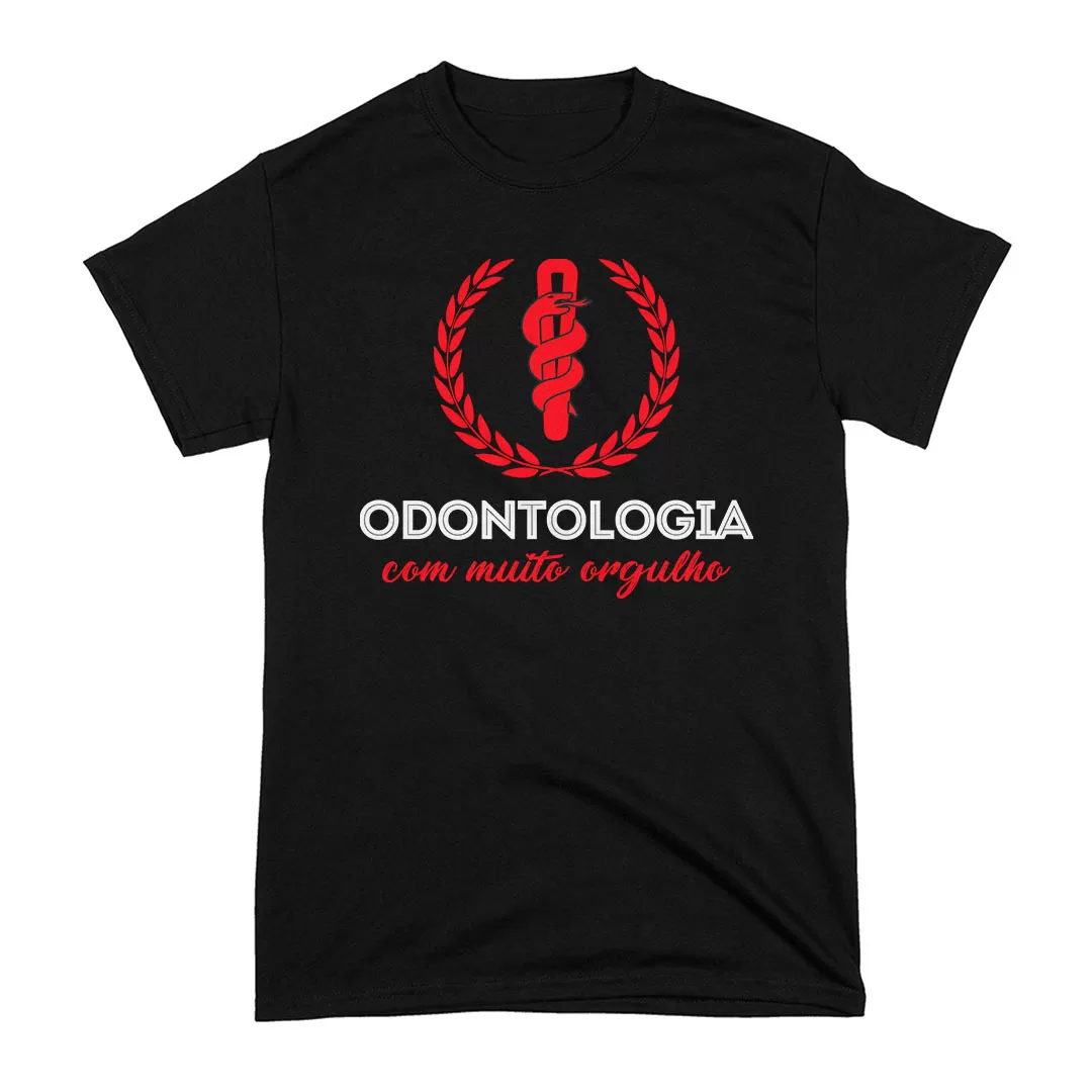 Arte Camiseta Odontologia Com Orgulho