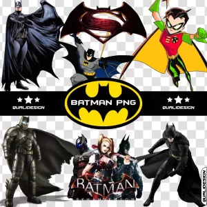 Kit Digital Batman 200 Imagens Em Png