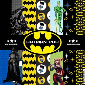 Kit Digital Batman Pro Com Vetores E Fontes