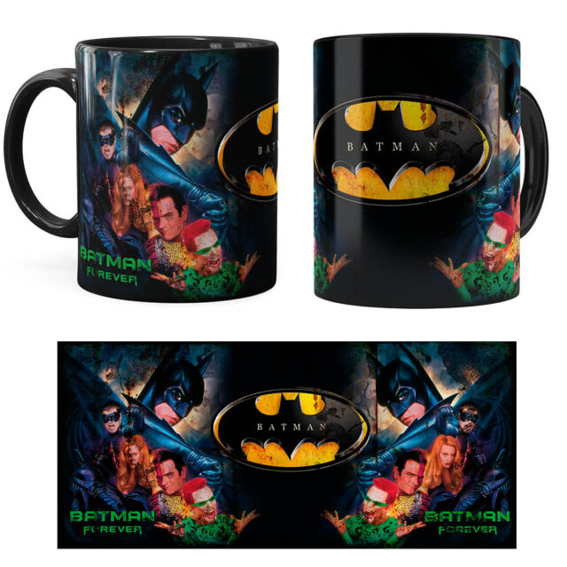 Arte Caneca Batman Forever Retro 3d Digital