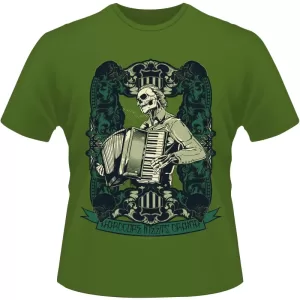 Arte Para Camiseta Accordion Skull Greaper