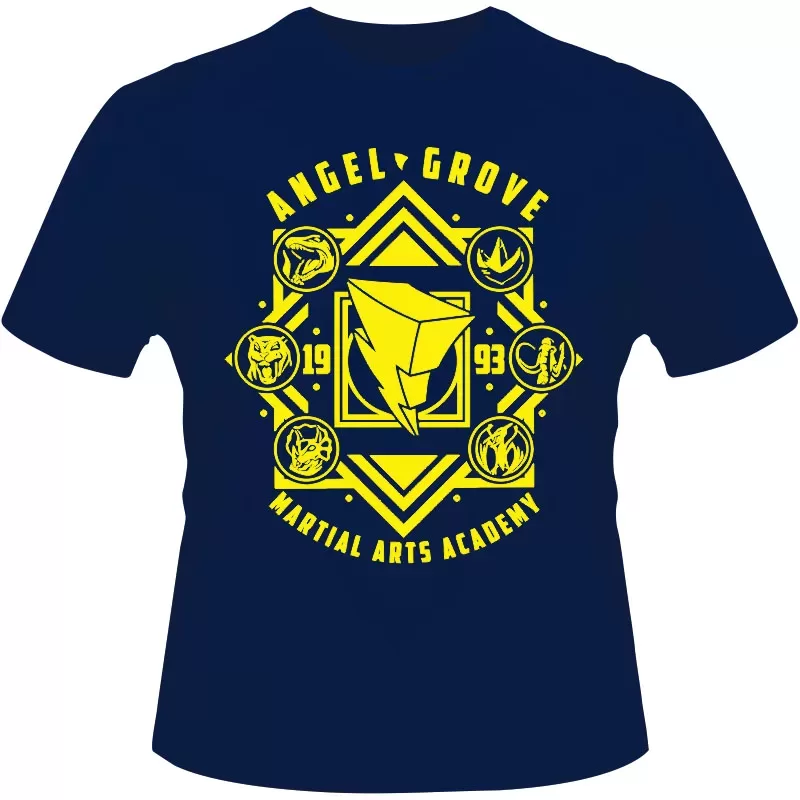 Arte Para Camiseta Angel Grove Martial Arts