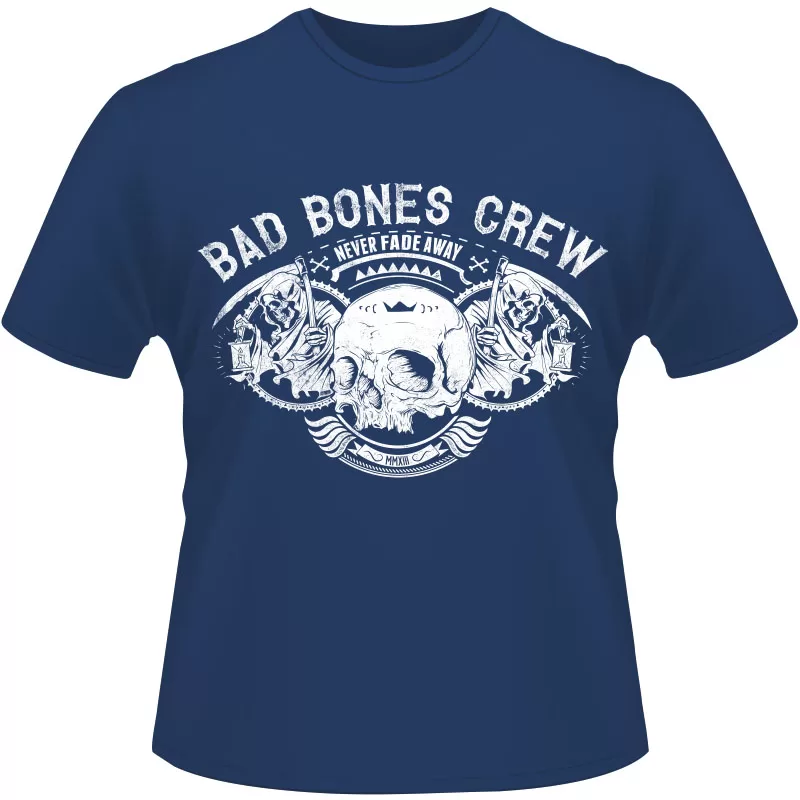 Arte Para Camiseta Bad Bones Crew