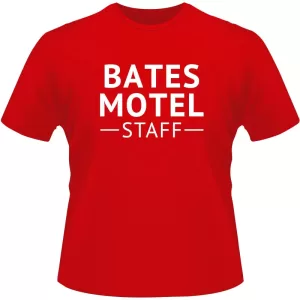 Arte Para Camiseta Bates Motel Staff