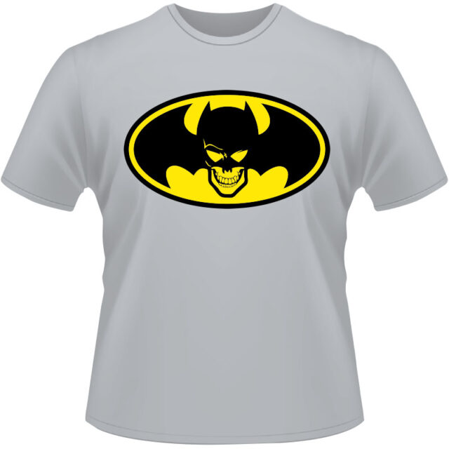 Arte Para Camiseta Batman Logo Skull