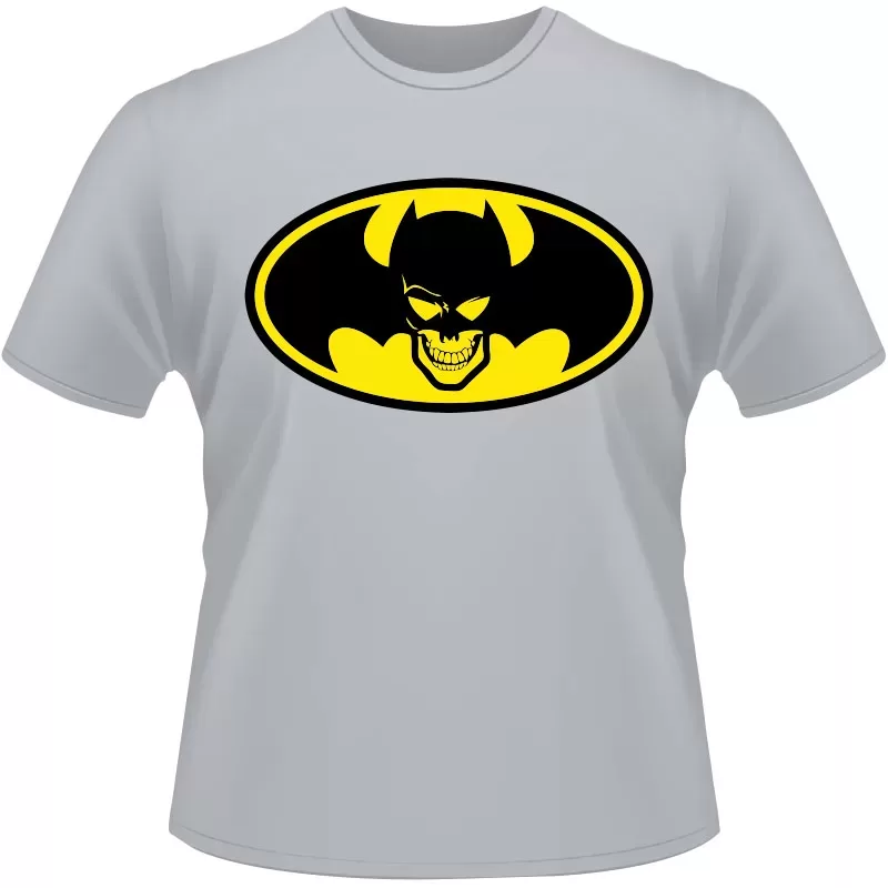 Arte Para Camiseta Batman Logo Skull