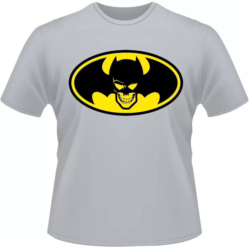 Arte Para Camiseta Batman Logo Skull