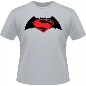 Arte Para Camiseta Batman Vs Superman Logo V01