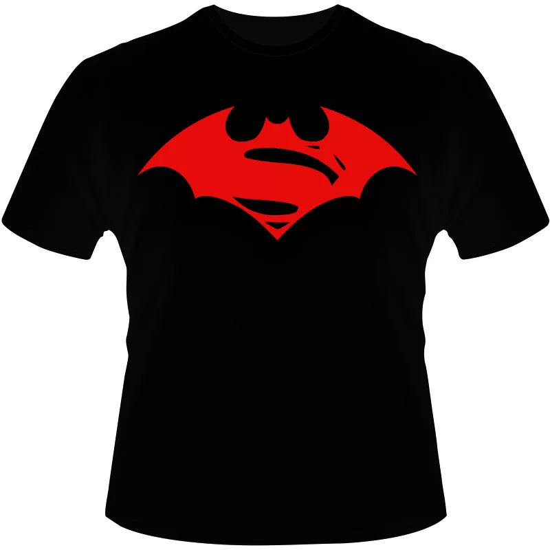 Arte Para Camiseta Batman Vs Superman Logo V03