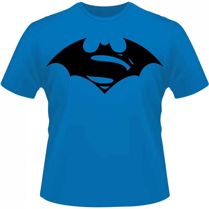 Arte Para Camiseta Batman Vs Superman Logo V04