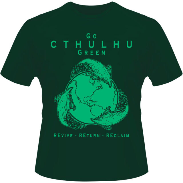 Arte Para Camiseta Cthulhu Green