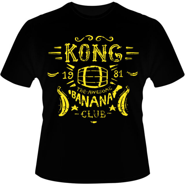 Arte Para Camiseta Donkey Kong Banana