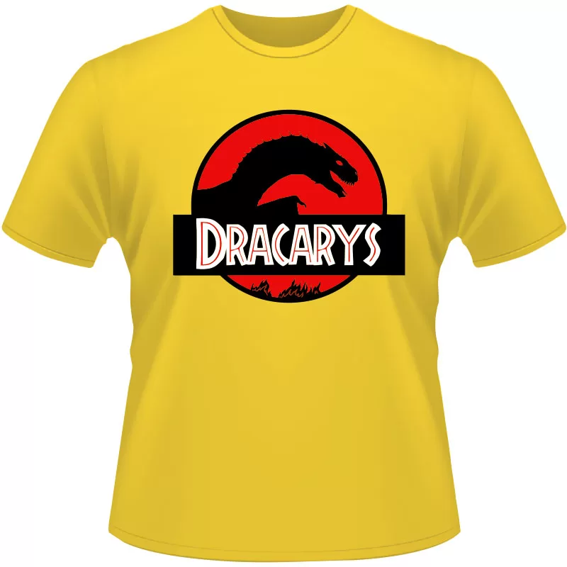 Arte Para Camiseta Jurassic Dracarys