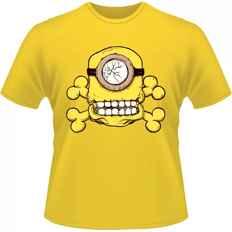 Arte Para Camiseta Minions Toxic