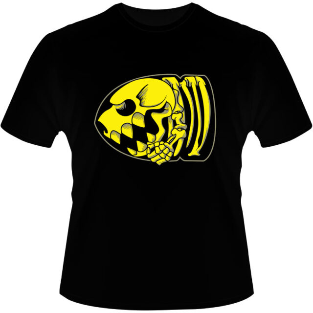 Arte Para Camiseta Pegatina Bill Bala Skull