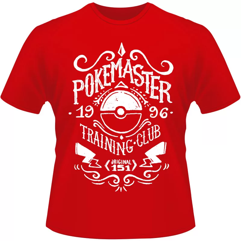 Arte Para Camiseta Pokémon Poke Master