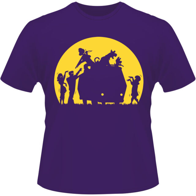Arte Para Camiseta Scooby-doo Zombie