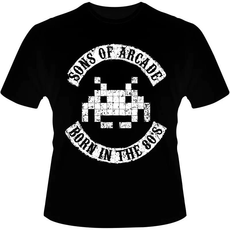 Arte Para Camiseta Sons Of Arcade Pixel