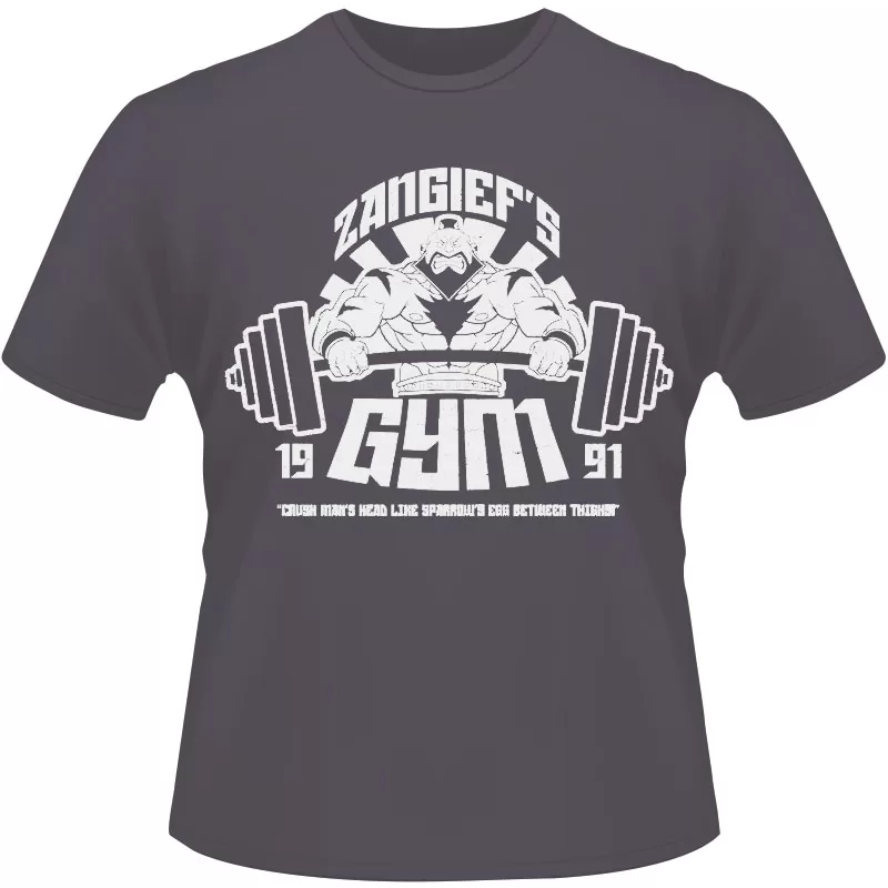 Arte Para Camiseta Street Fighter Zangief Gym