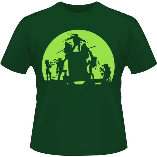 Arte Para Camiseta The Ninja Turtles Zombie