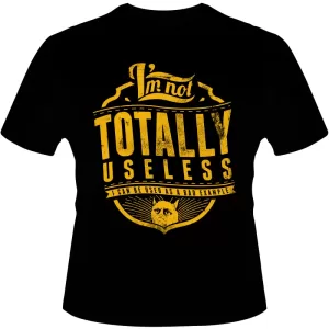 Arte Para Camiseta Totally Useless