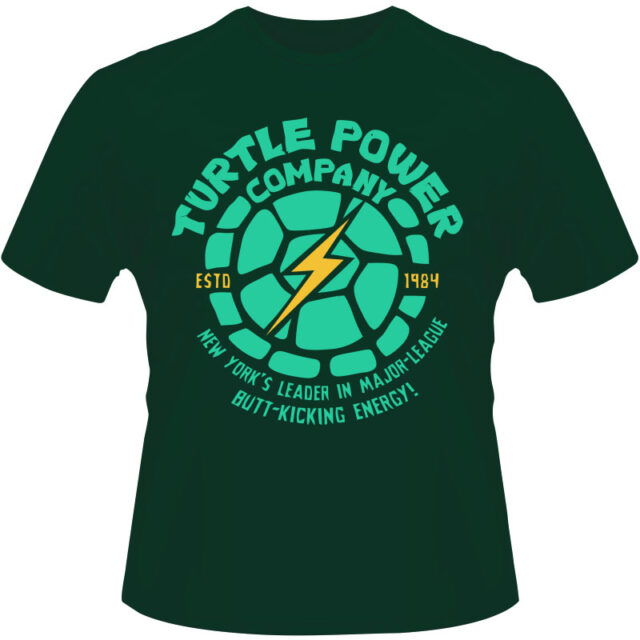 Arte Para Camiseta Turtle Power