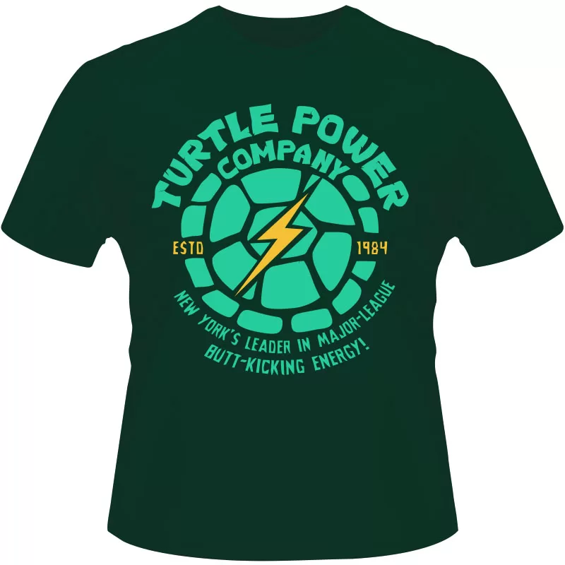 Arte Para Camiseta Turtle Power