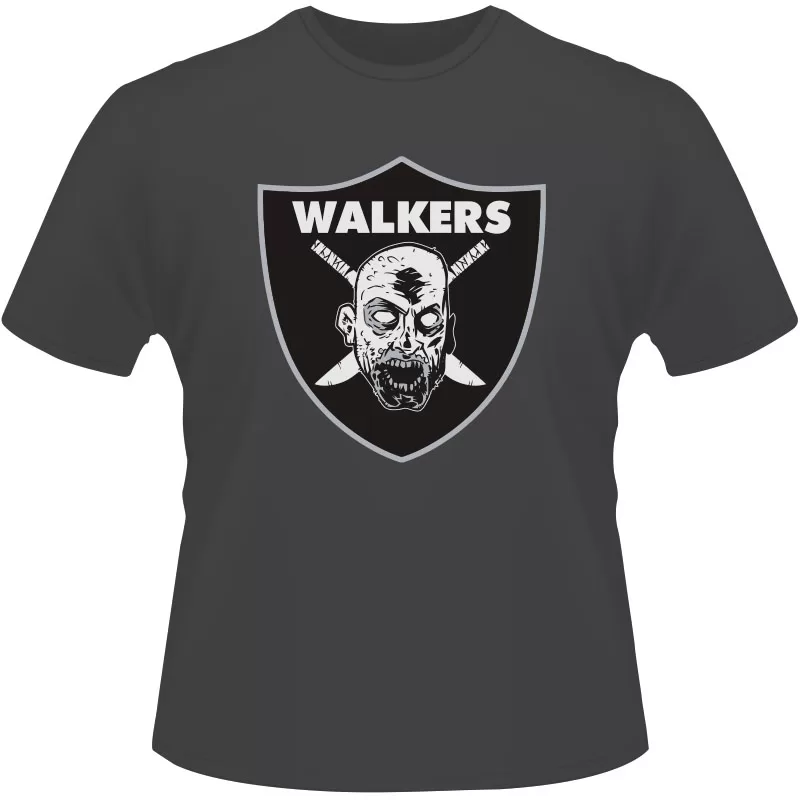 Arte Para Camiseta Walkers Dead Raiders