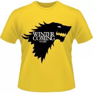 Arte Para Camiseta Winter Is Coming Stark