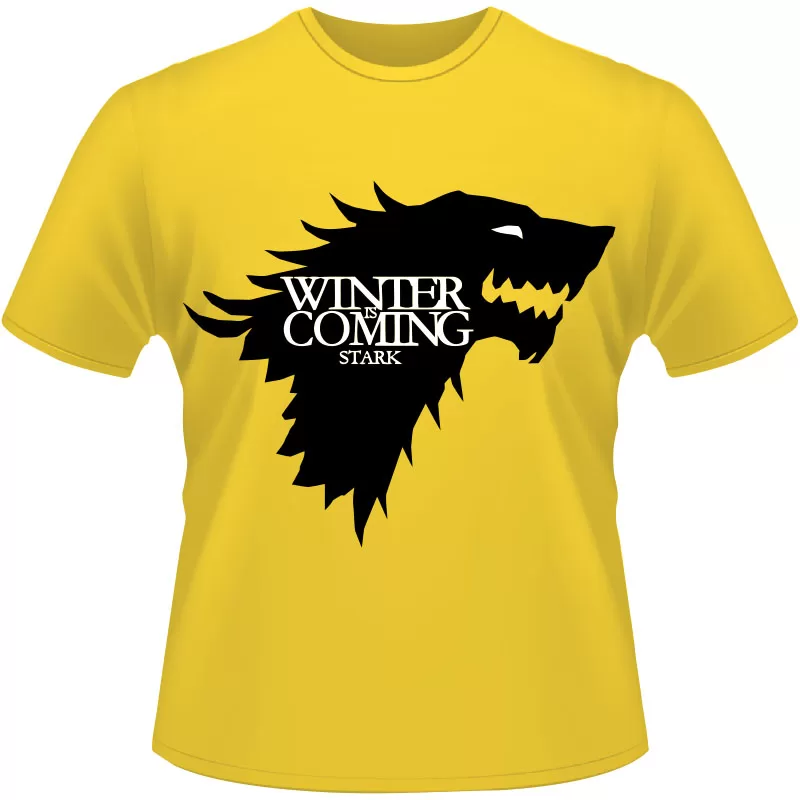 Arte Para Camiseta Winter Is Coming Stark