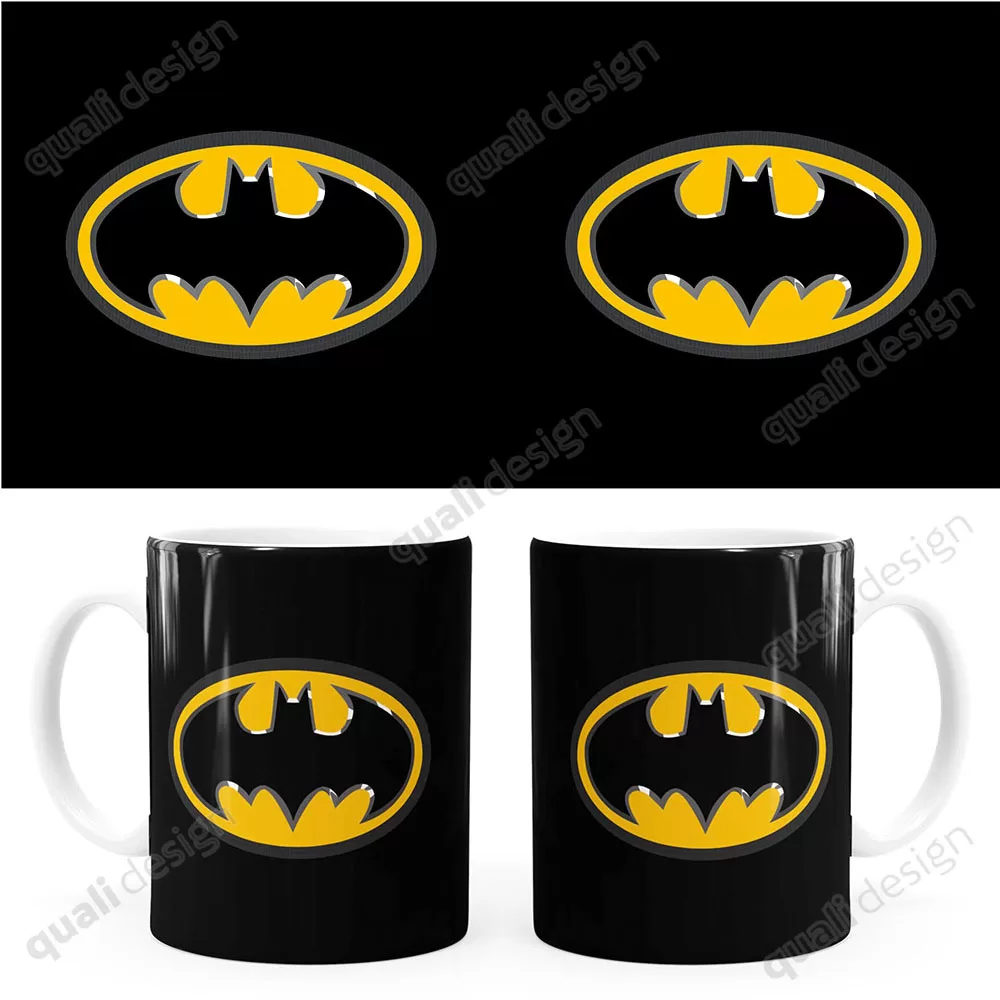 Arte Para Caneca Batman Logo