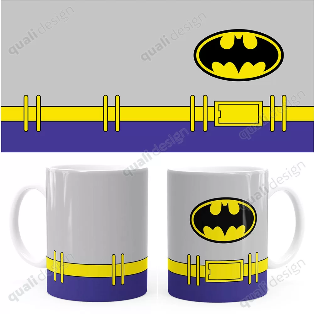 Arte Para Caneca Batman Série